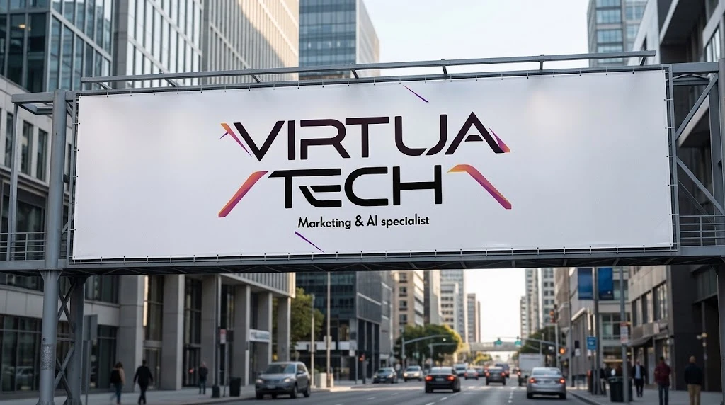 The VirtuaTech billboard: marketing and AI specialist