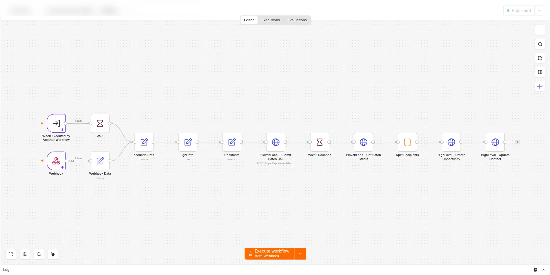 n8n workflow: automatic callback when the prospect asks