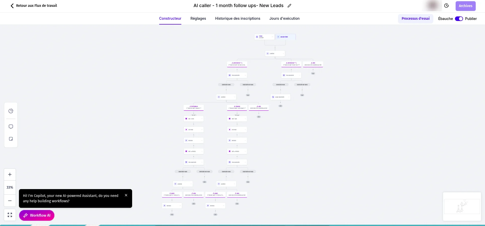 Automatic one-month follow-up sequence in GoHighLevel